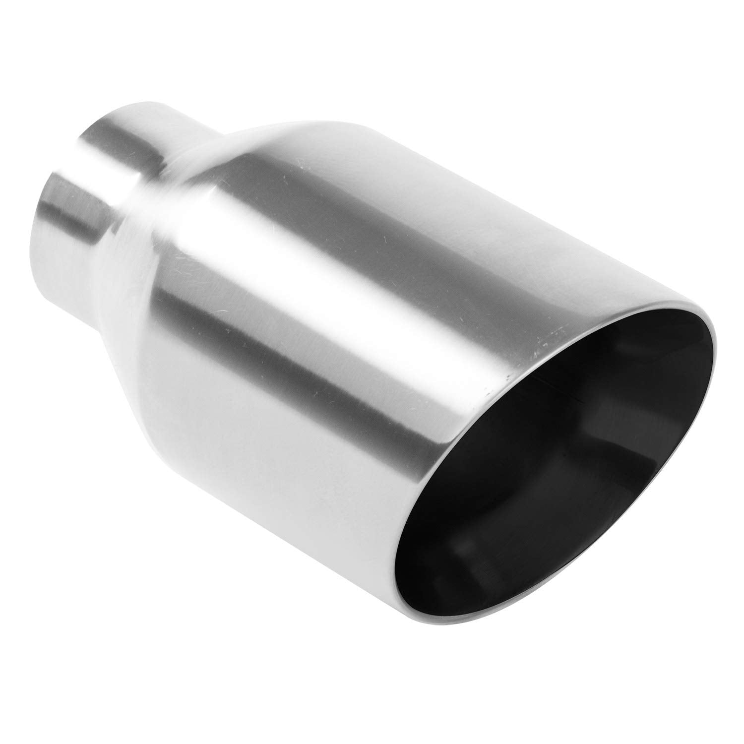 4in. Round MagnaFlow Polished Exhaust Tip, Stainless Steel