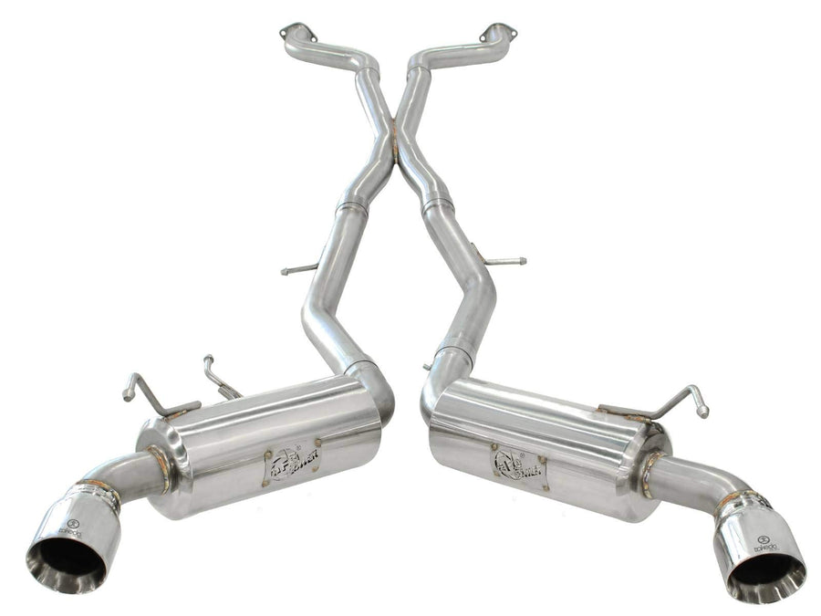 Takeda aFe Cat-Back Exhaust System for Nissan 370Z V6-3.7L Engine