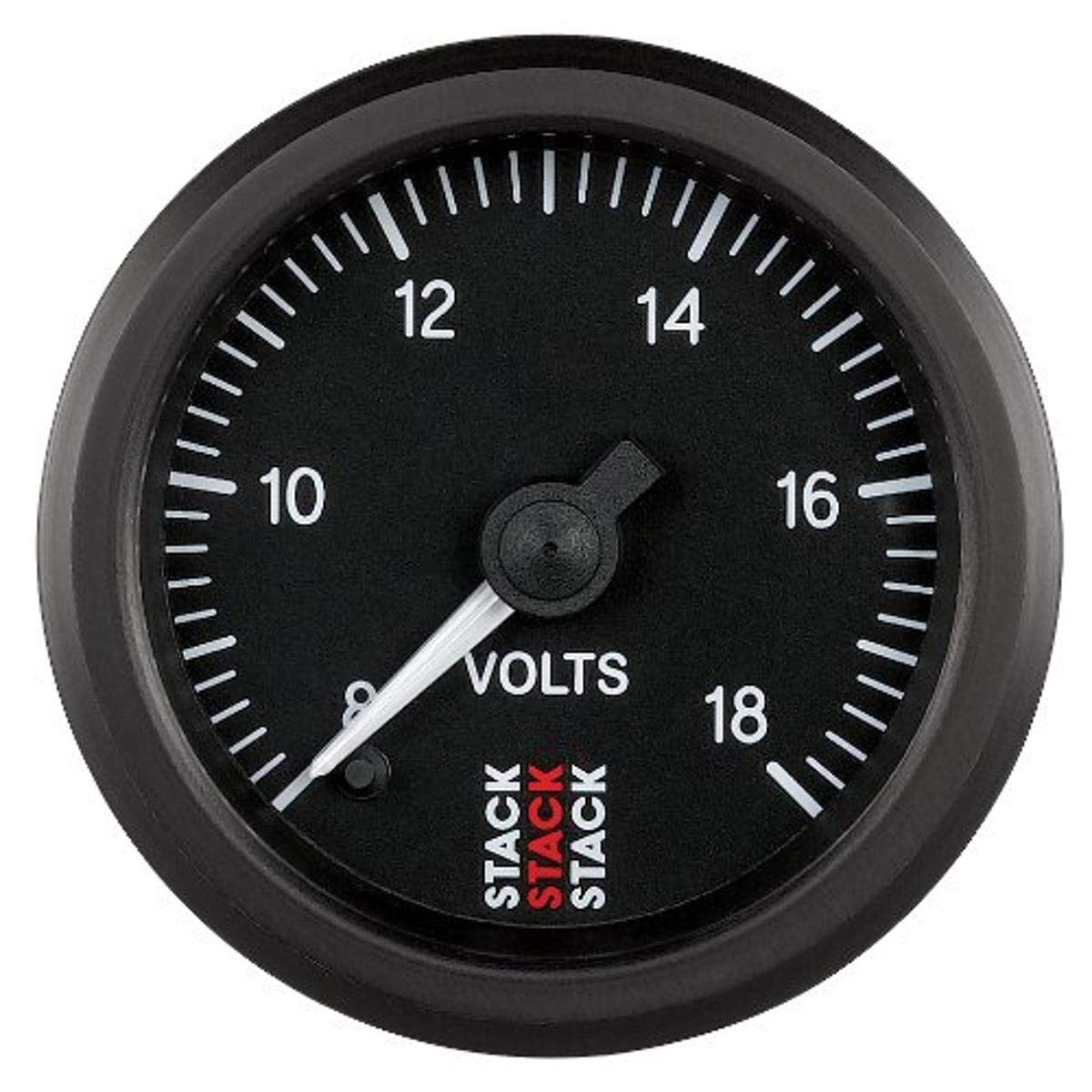 52mm Stack ST3316 Black 8-18V Professional Stepper Motor Battery Voltage Gauge