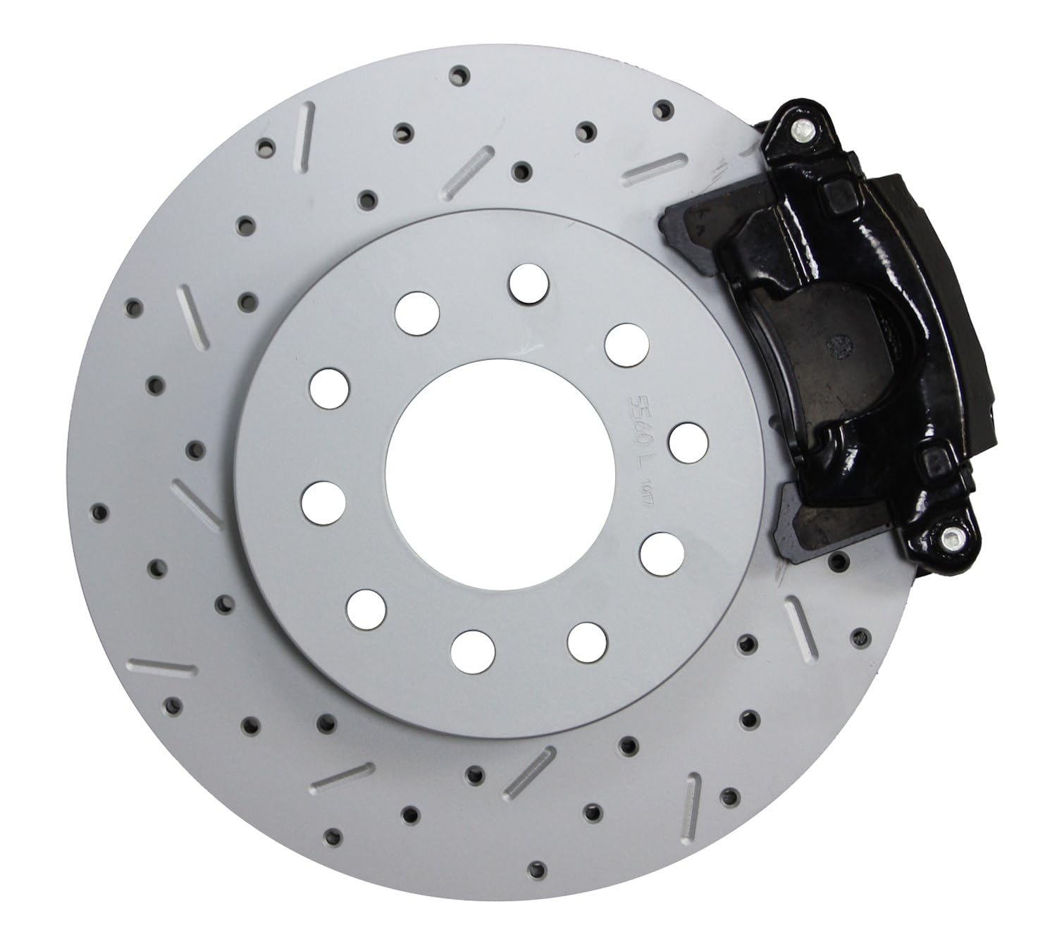 MaxGrip XDS Rear Disc Brake Conversion Kit - Black Powder Coated Calipers - Ford 9in Large bearing