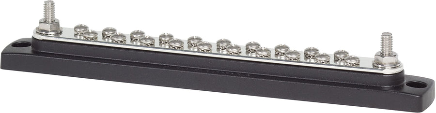 150 Ampere Blue Sea 2302 Common Bus Bar 20 x 8-32 Screw Terminal