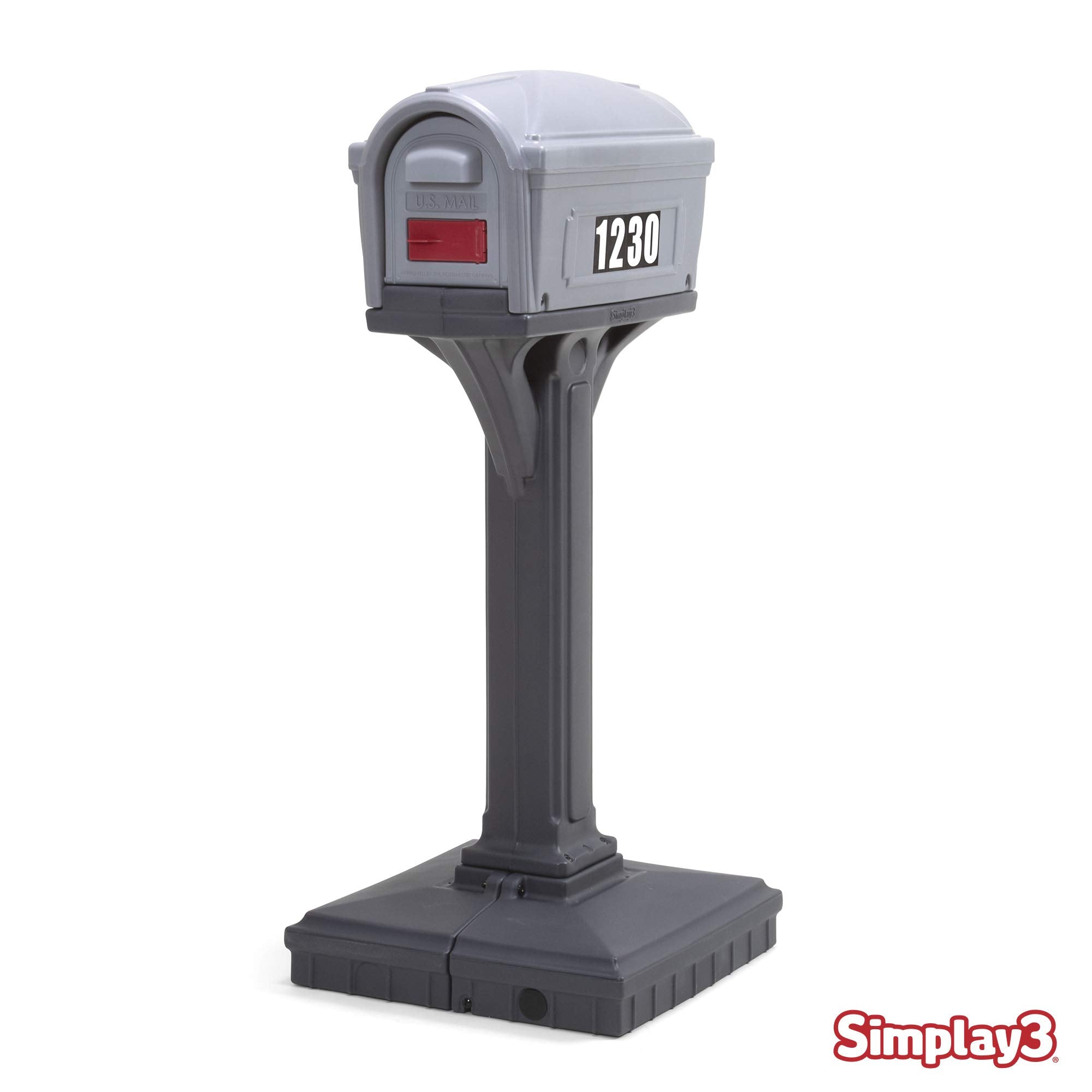 Easy Up Simplay3 Dig-Free Classic Mailbox (Steel Gray/Charcoal)