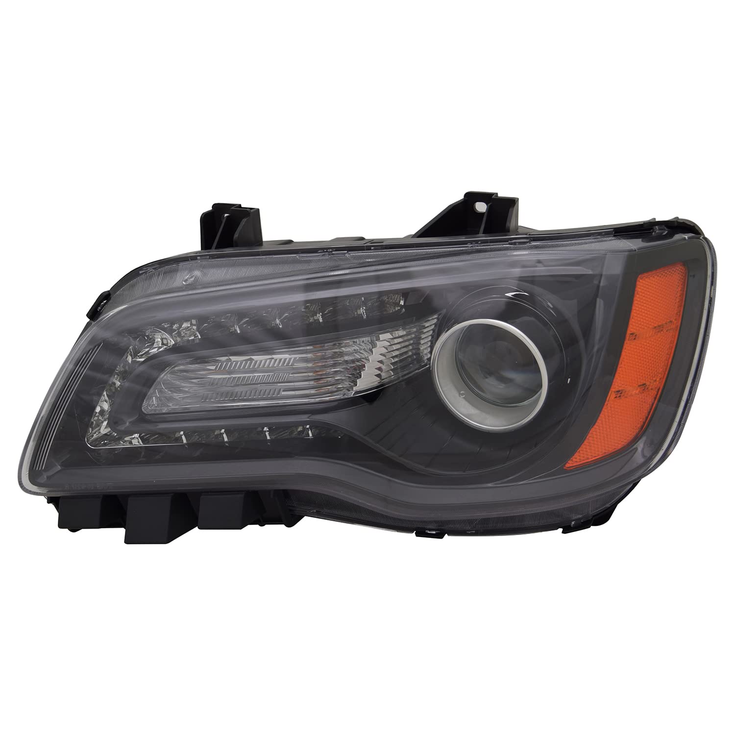 Left TYC Headlight Assembly Compatible with 2012-2014 Chrysler 300