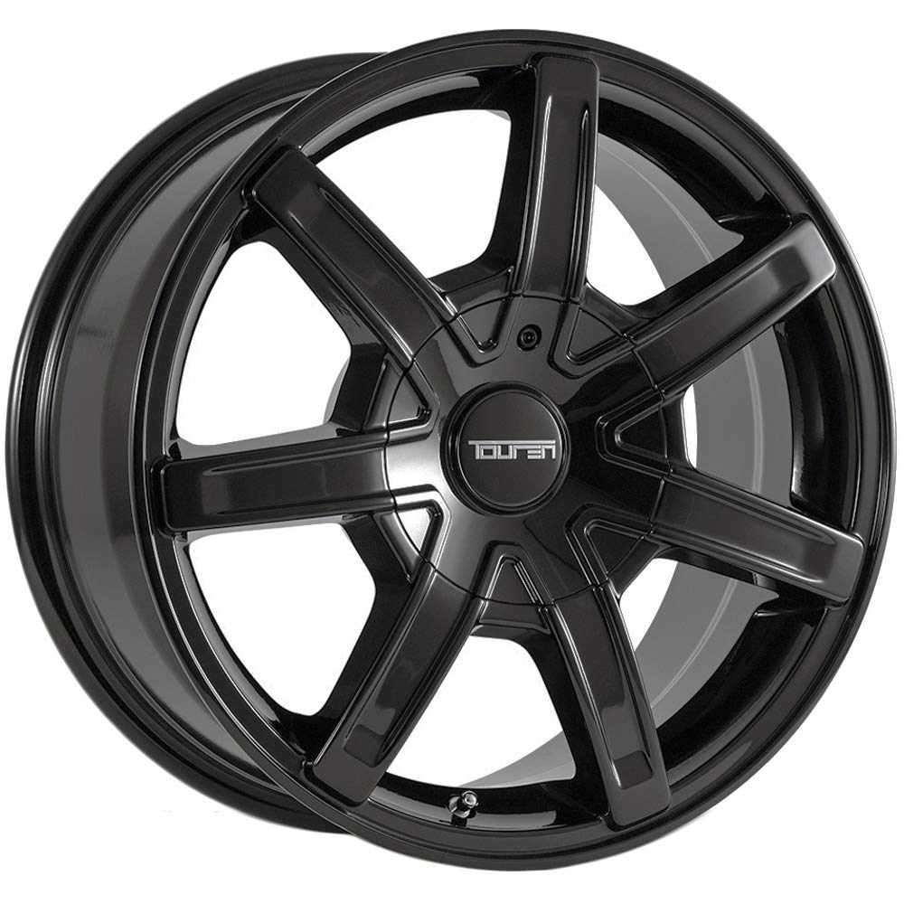 Black TOUREN TR65 Wheel (17 x 7.5 inches /6 x 106 mm, 20 mm Offset)