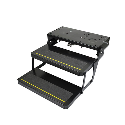 40 Series Kwikee Electric Step Assembly with Standard Drive Operation and Power Switch Kit for RVs and Travel Trailers