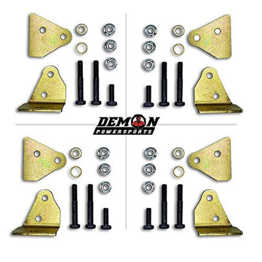 2 inch Demon Powersports Bracket Lift Kit for Honda TRX300, Increases Ground Clearance, Larger Space Between Tires, Fenders to Be Mounted, Powder Coated Better Protection (See Fitments in Description)