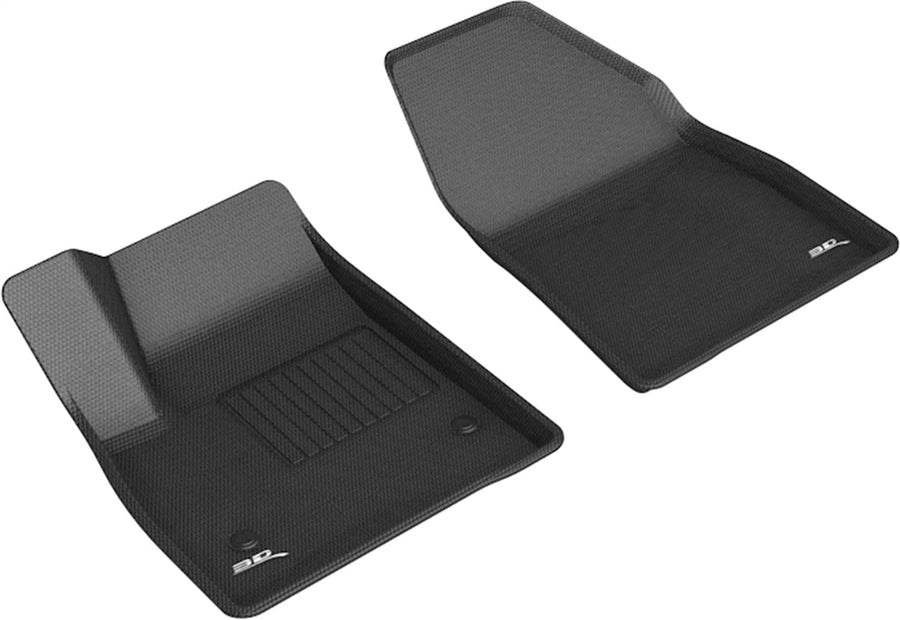 Kagu 3D MAXpider Custom Fit Floor Mat (Black) Compatible with Cadillac XT6 2020-2023 - Front Row