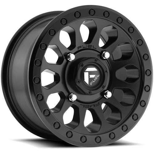 UTV Fuel D579 Vector 15x7 4x136 +38mm Matte Black Wheel Rim 15" Inch D5791570A654