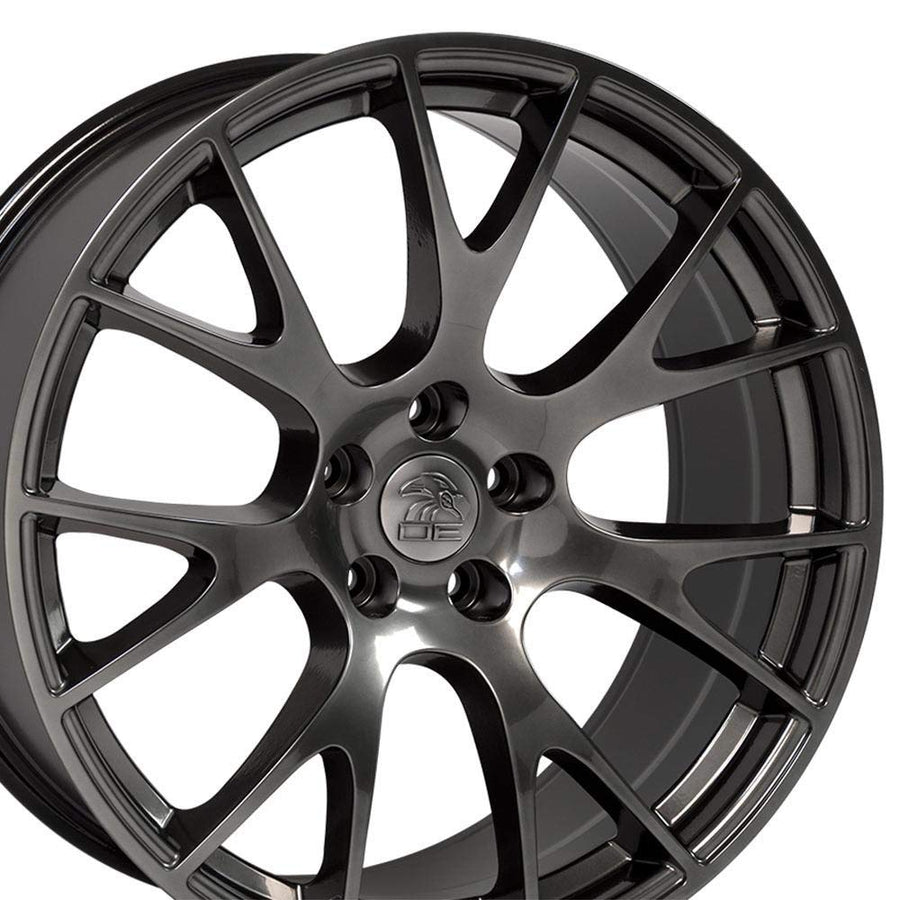 Hyper Black Wheel OE Wheels LLC DG69-22100-5550-25HB Painted (22 x 10. inches /5 x 139 mm, 25 mm Offset)