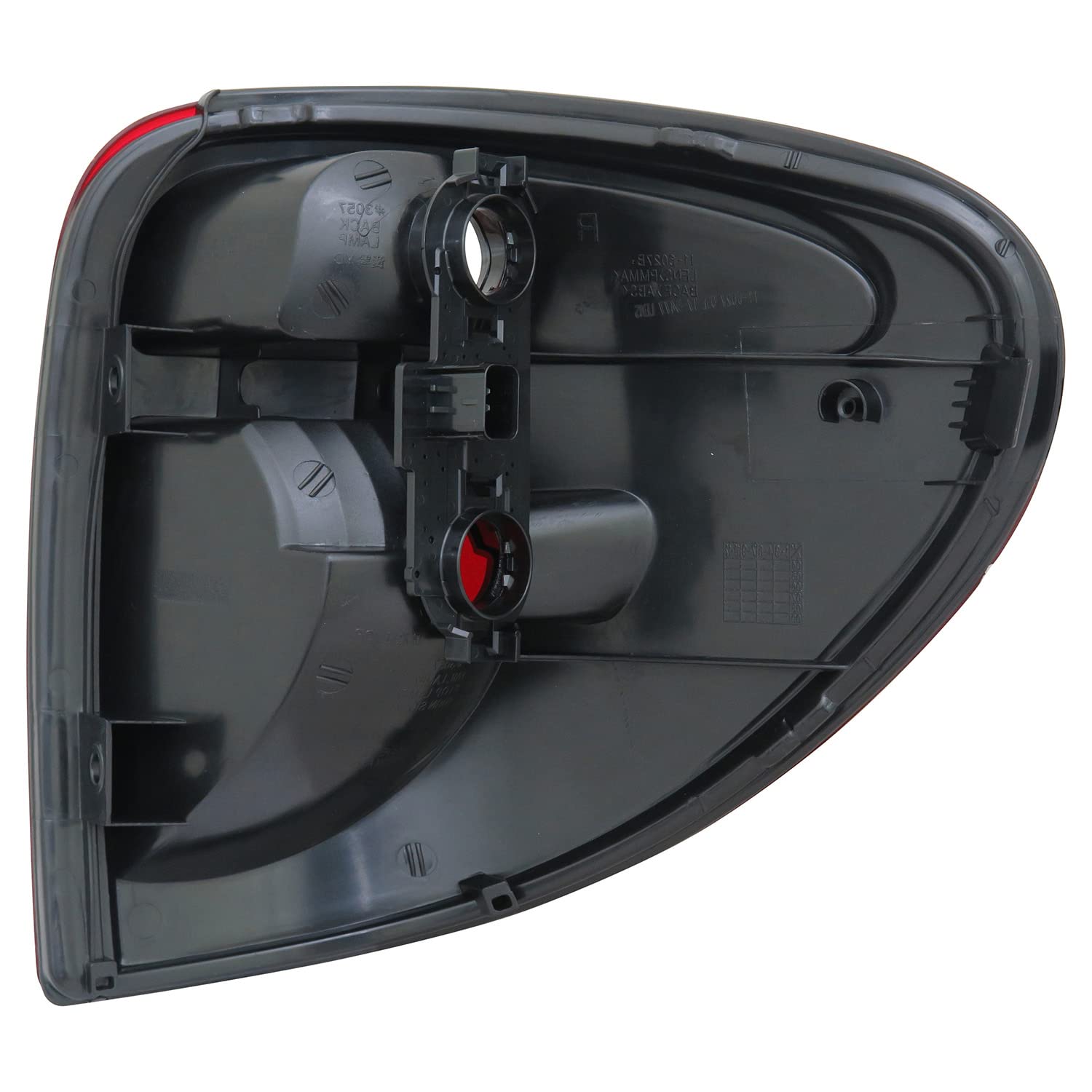 Left TYC Tail Light Assembly Compatible with 2004-2007 Dodge Caravan/Grand Caravan