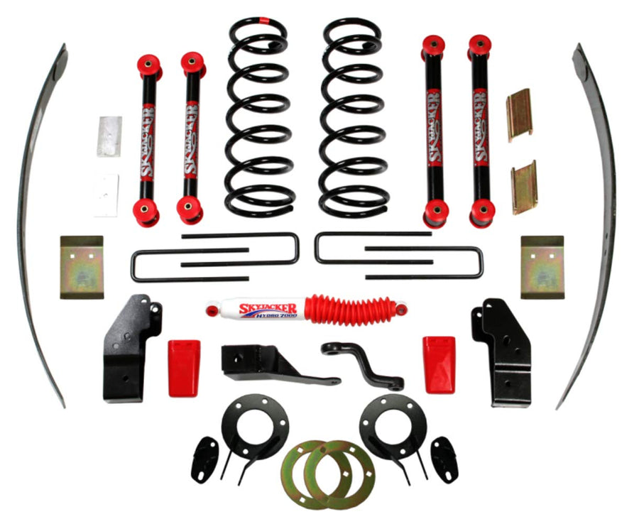 Skyjacker 4WD Suspension Lift Kits - Skyjacker D5022K Lift Components Suspension Lift - 4WD - 4.0-5.0 in. Front - Leveled Rear - Dodge - Ram 1500 - 2500 Pickup 2000-01 - Kit