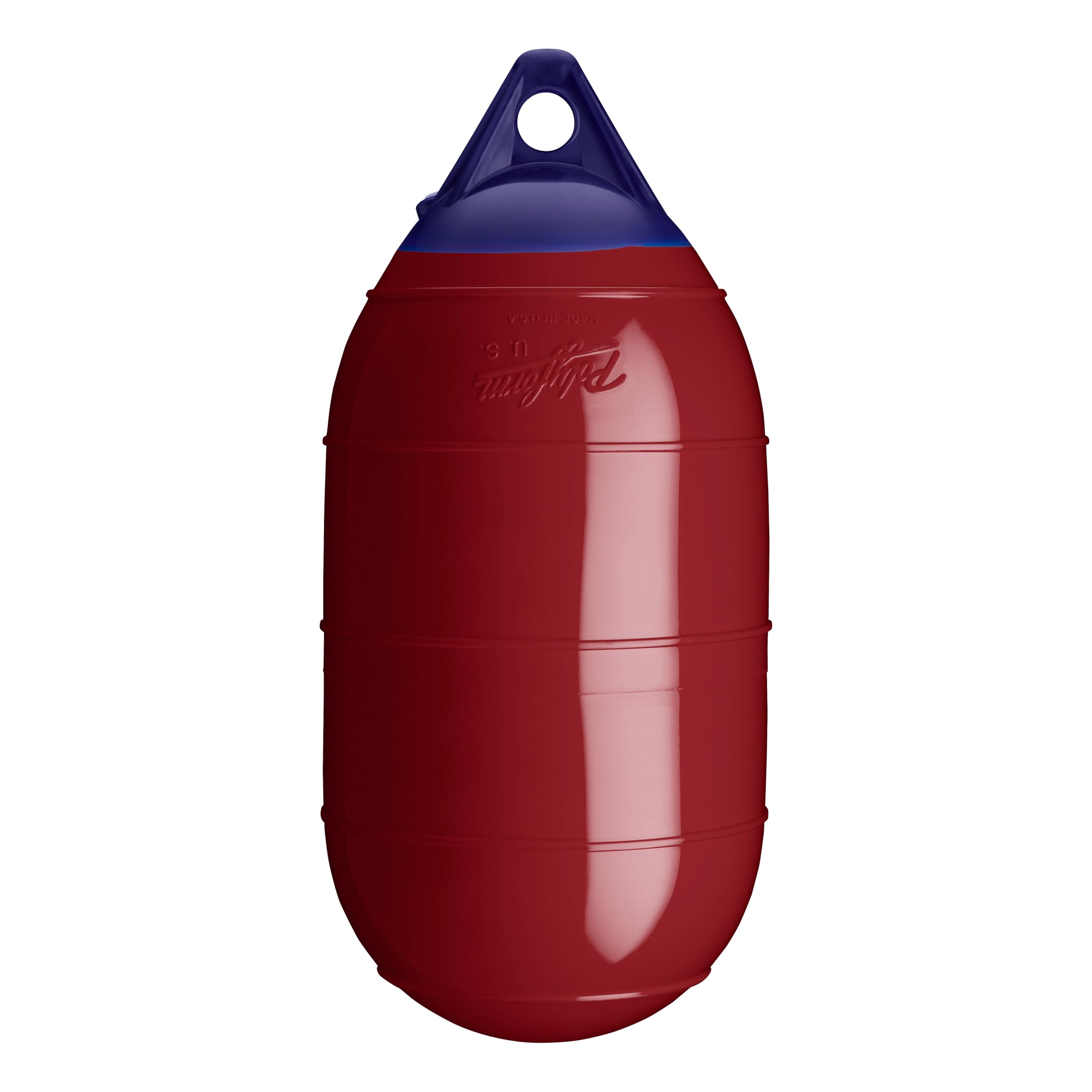Polyform LD-Series Low Drag Buoy Standard Blue Ropehold - Burgundy LD-1
