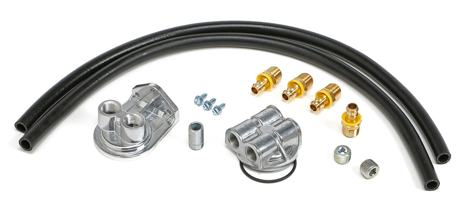 OIL FILTER RELOCATION KIT TRANS-DAPT PERFORMANCE 90 DEGREE (1658)
