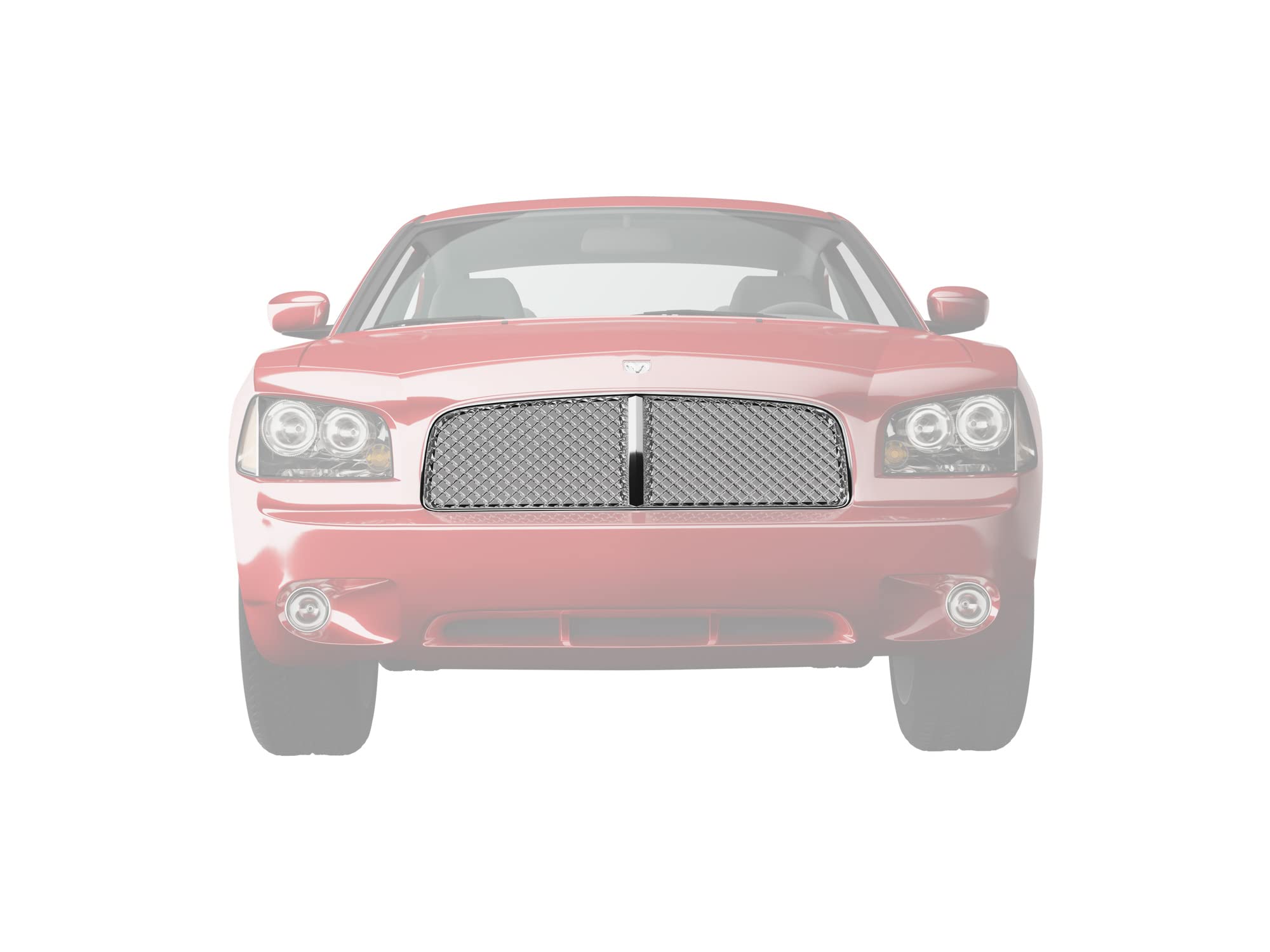 7147669 Armordillo USA Mesh Grille Fits 2005-2010 Dodge Charger-Chrome