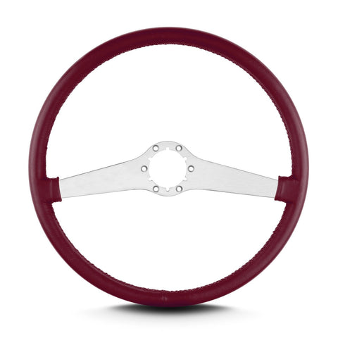 Burgandy Lecarra 67603 Two Smooth 15" Brushed Thin Grip