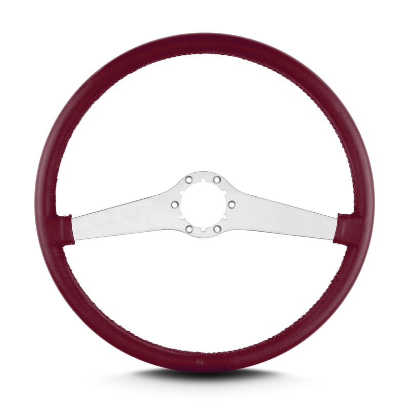 Burgandy Lecarra 67603 Two Smooth 15" Brushed Thin Grip