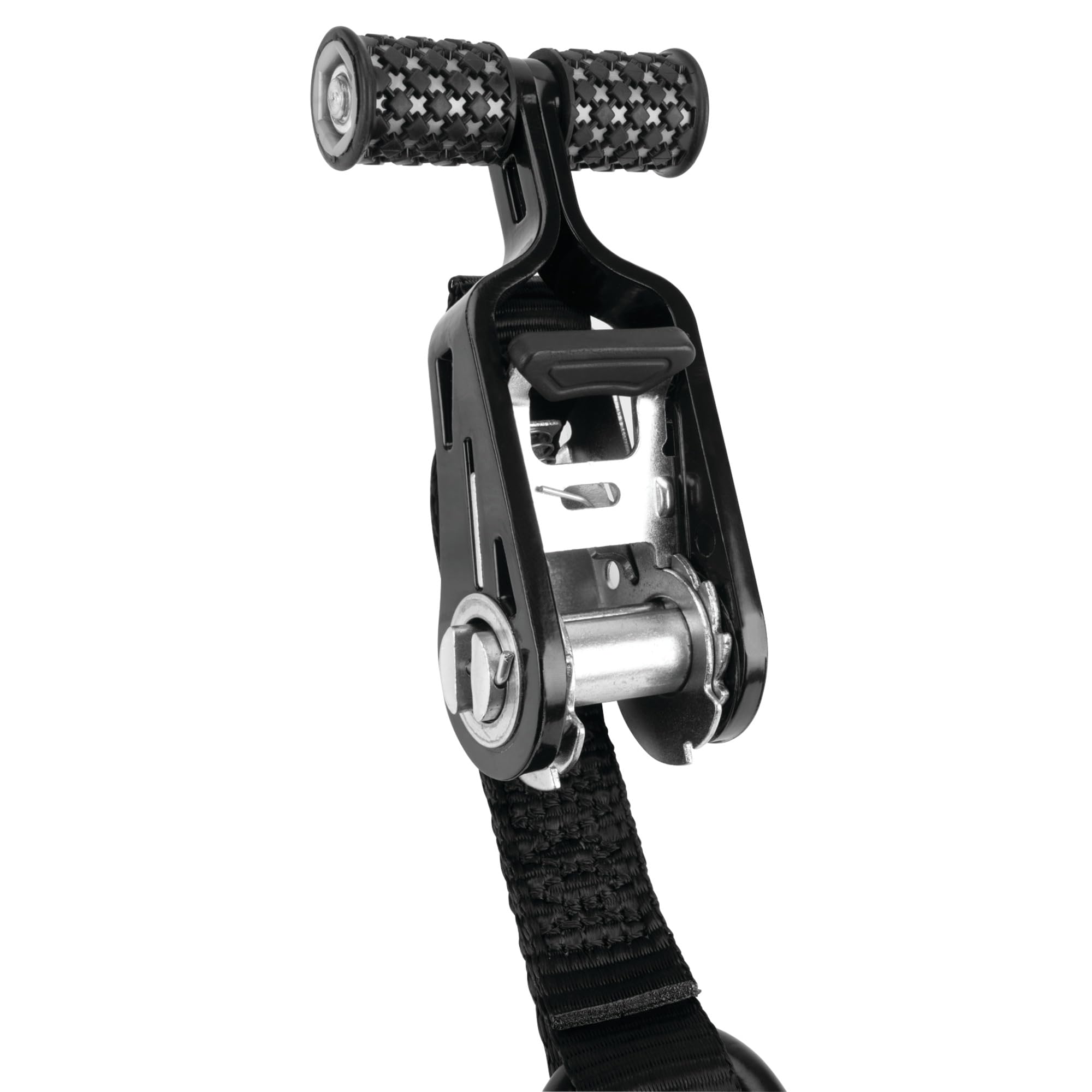 W1853 Performance Tool 1-Inch X 15' T-Handle Tie Down - Heavy Duty Ratchet Straps for Secure Cargo Transport and Hauling Needs