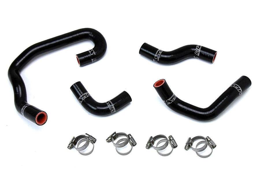 Black HPS 57-1323H-BLK Silicone Heater Hose Kit Coolant