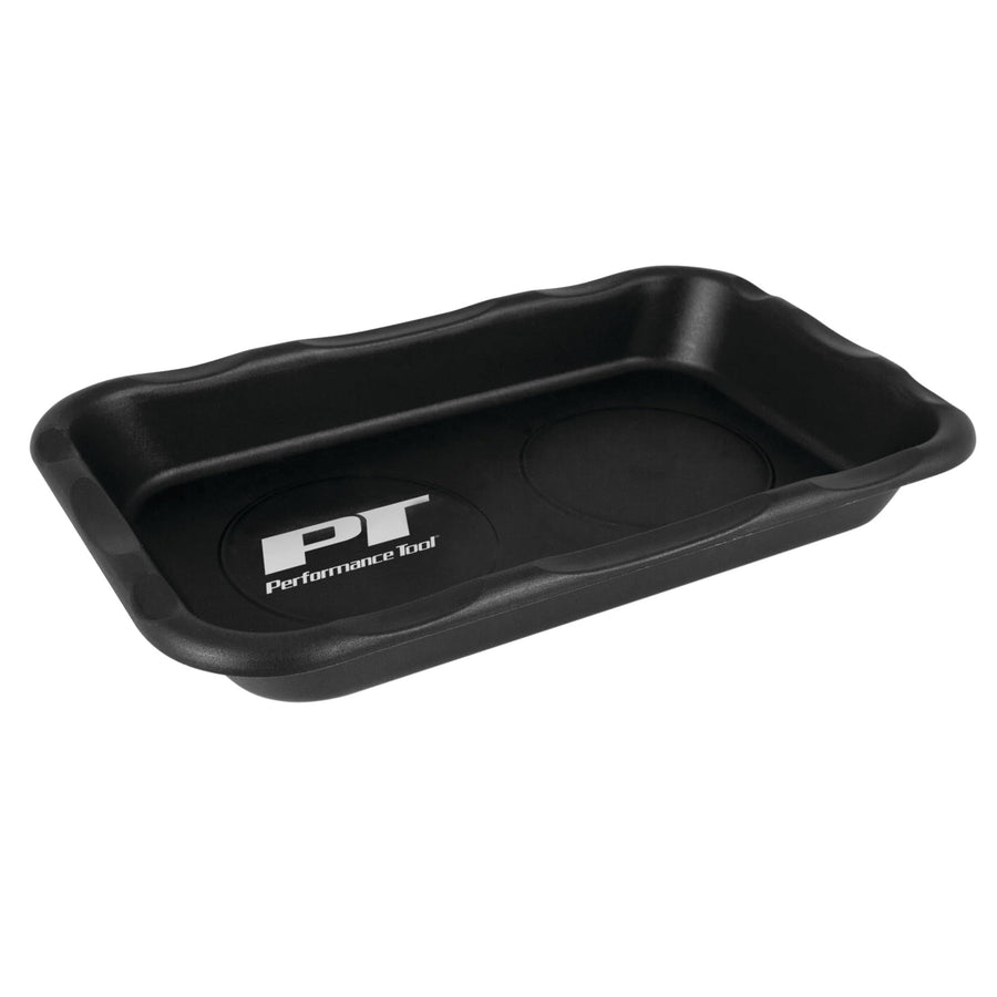 Large Performance Tool W1285 Magnetic Nut & Bolt Tray for Garages and Workshops, Black, 6-Inch x 10-Inch
