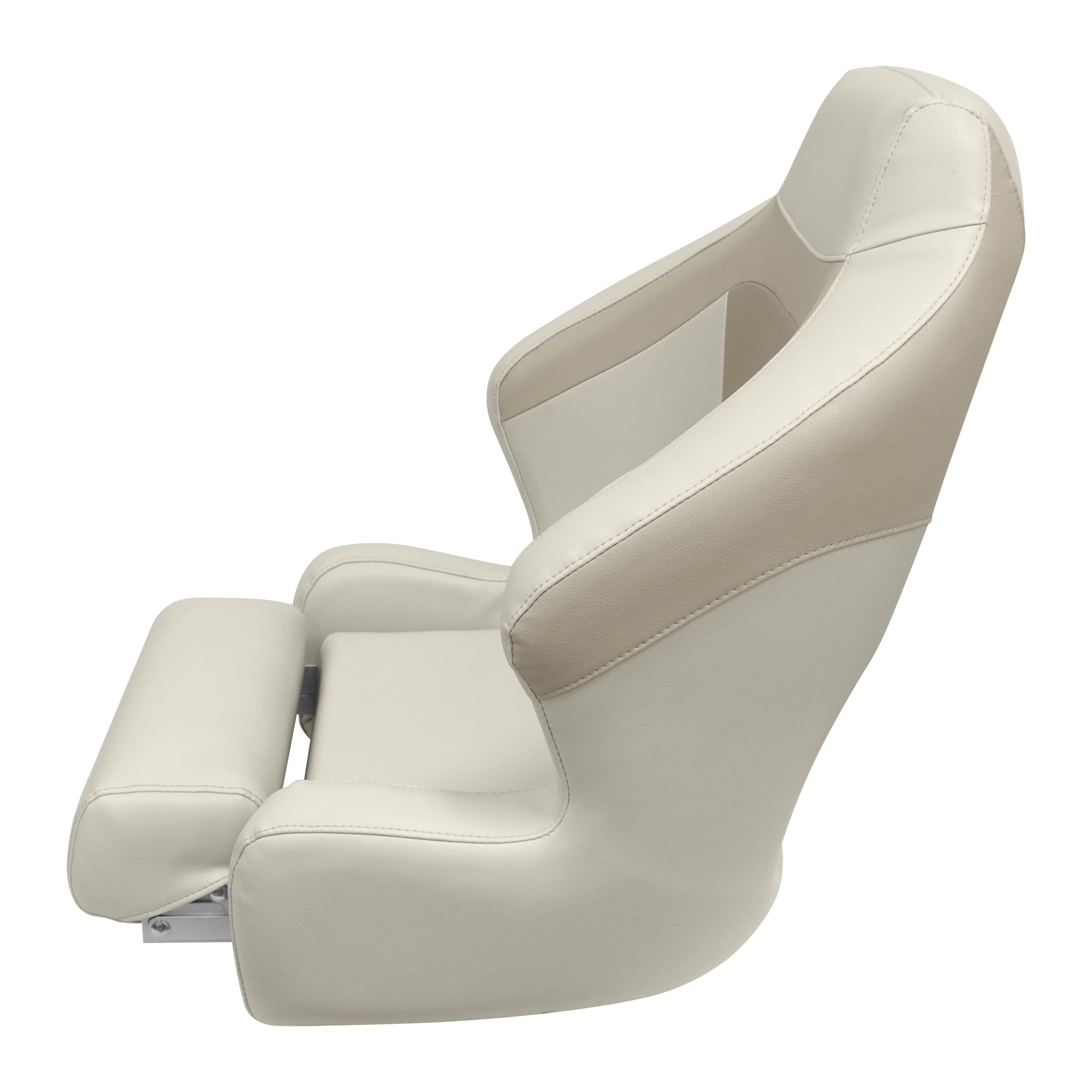 Premier Series Wise BM3338-1066 XL Bucket Seat with Flip Up Bolster, Stone/Mocha Java/Khaki