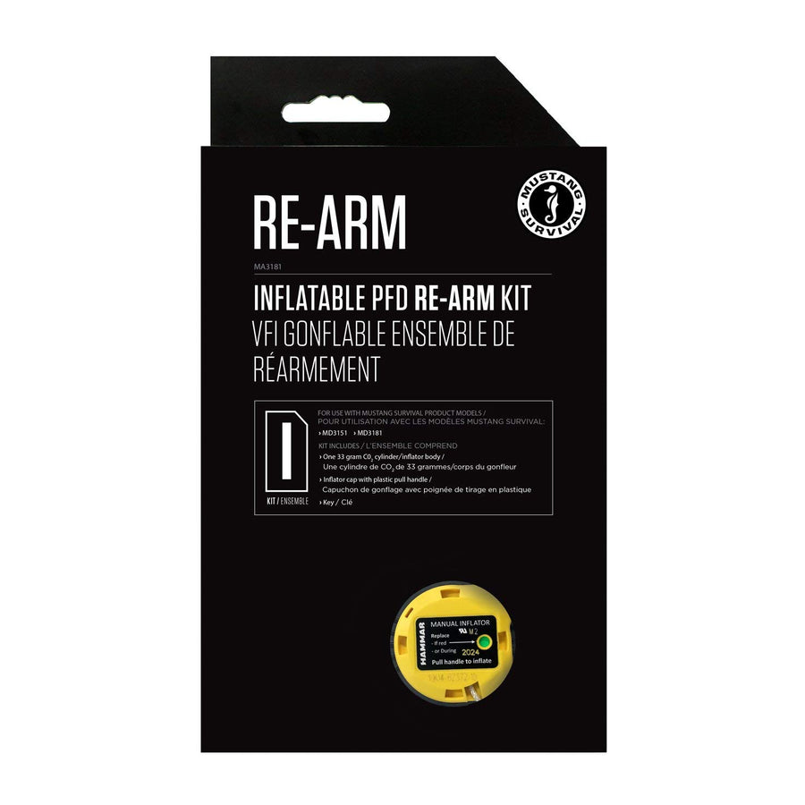 Re-Arm Kit I - MUSTANG SURVIVAL 33G Hammar Manual