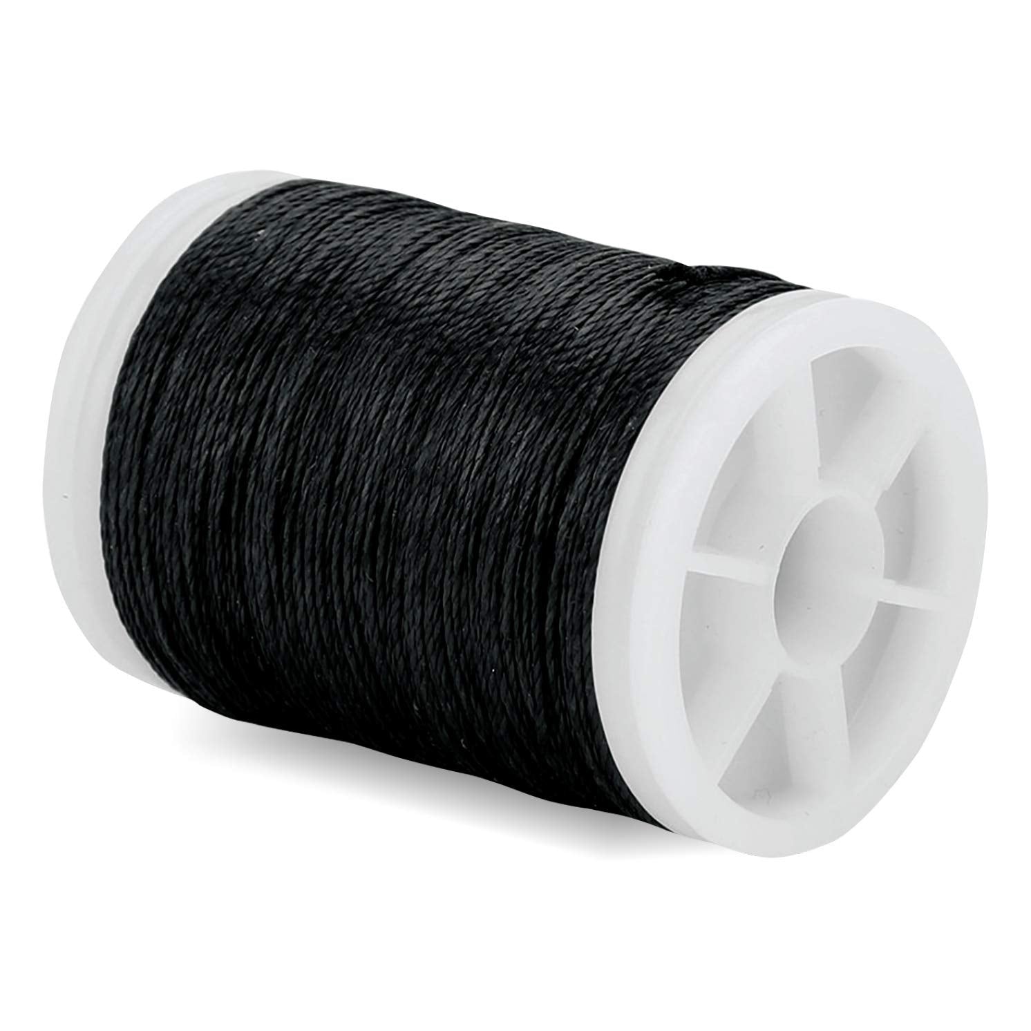 HME Bow Hunting Archery Durable 120 Yards 4000 Nylon 50lbs Breaking Strength Serving Thread, Black