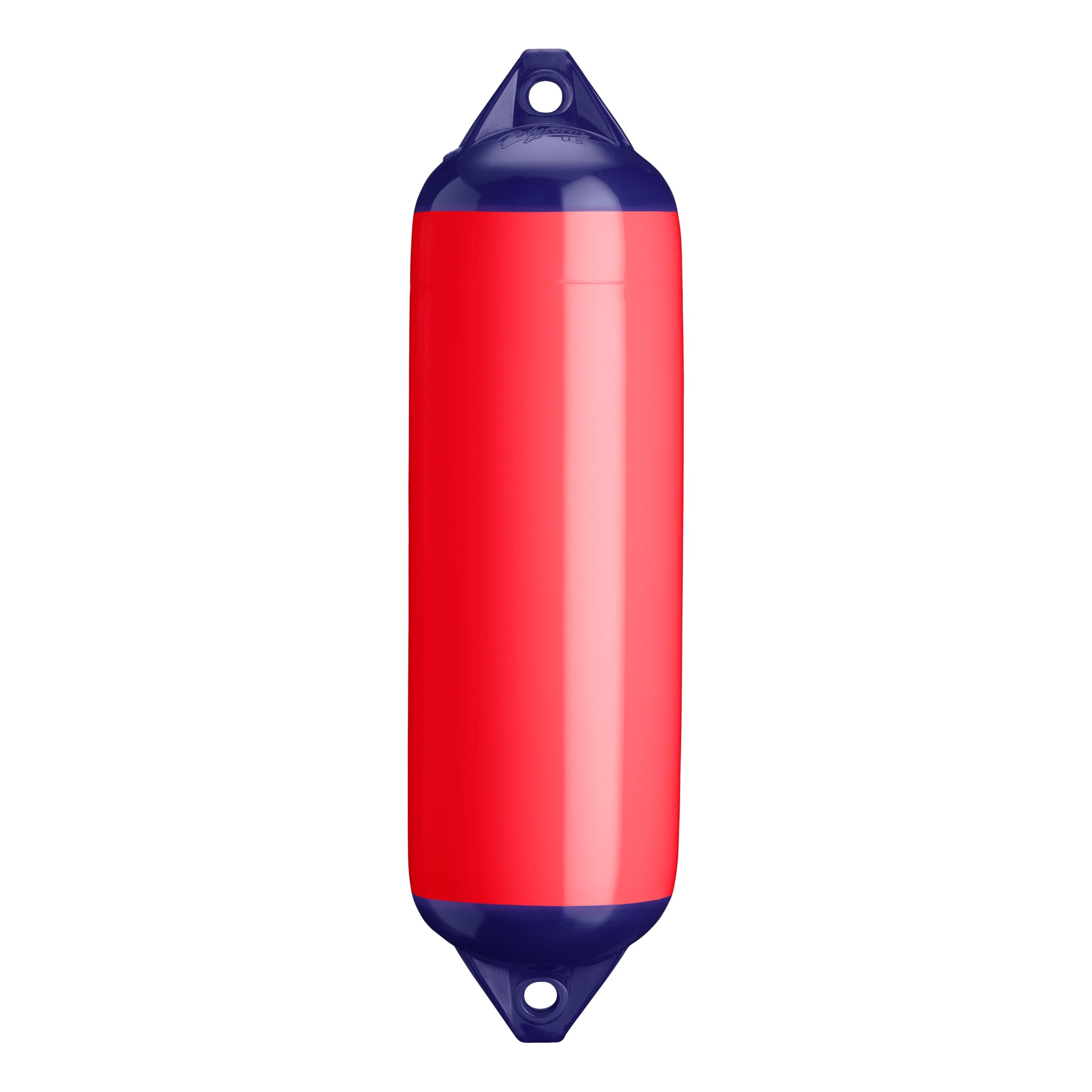 F-3 Standard Polyform Boat Fender Blue Ropehold - Red