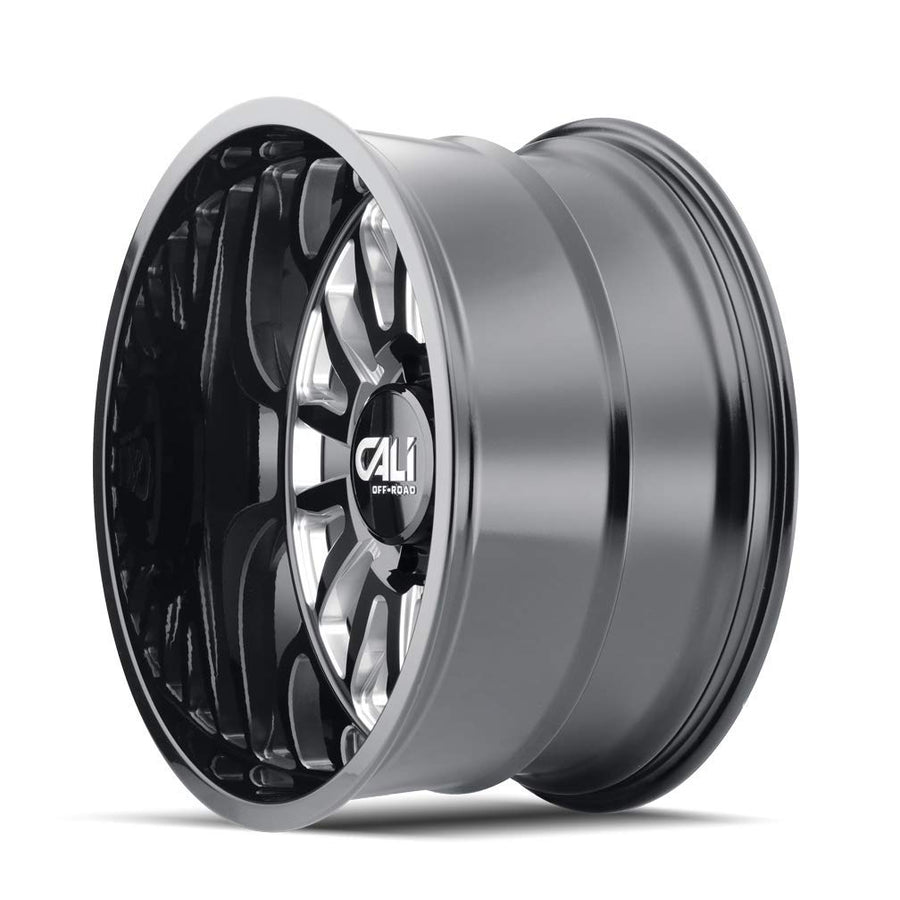 9110-2983BM-12 CALI OFF-ROAD Summit 9110 Gloss Black/Milled Spokes 20X9 6-139.7 -12mm 106mm