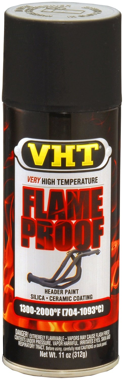 FLAMEPROOF VHT Coating, Flat Black