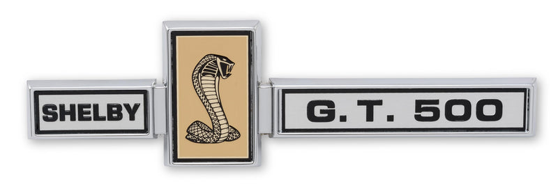 67 Gt 500 Grill/Dash/Deck Emb Scott Drake (S7MS-16098-D)