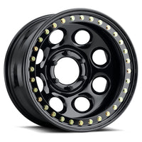Rock RACELINE 8 Gloss Black 17X8 5X5 (3.5" BS)