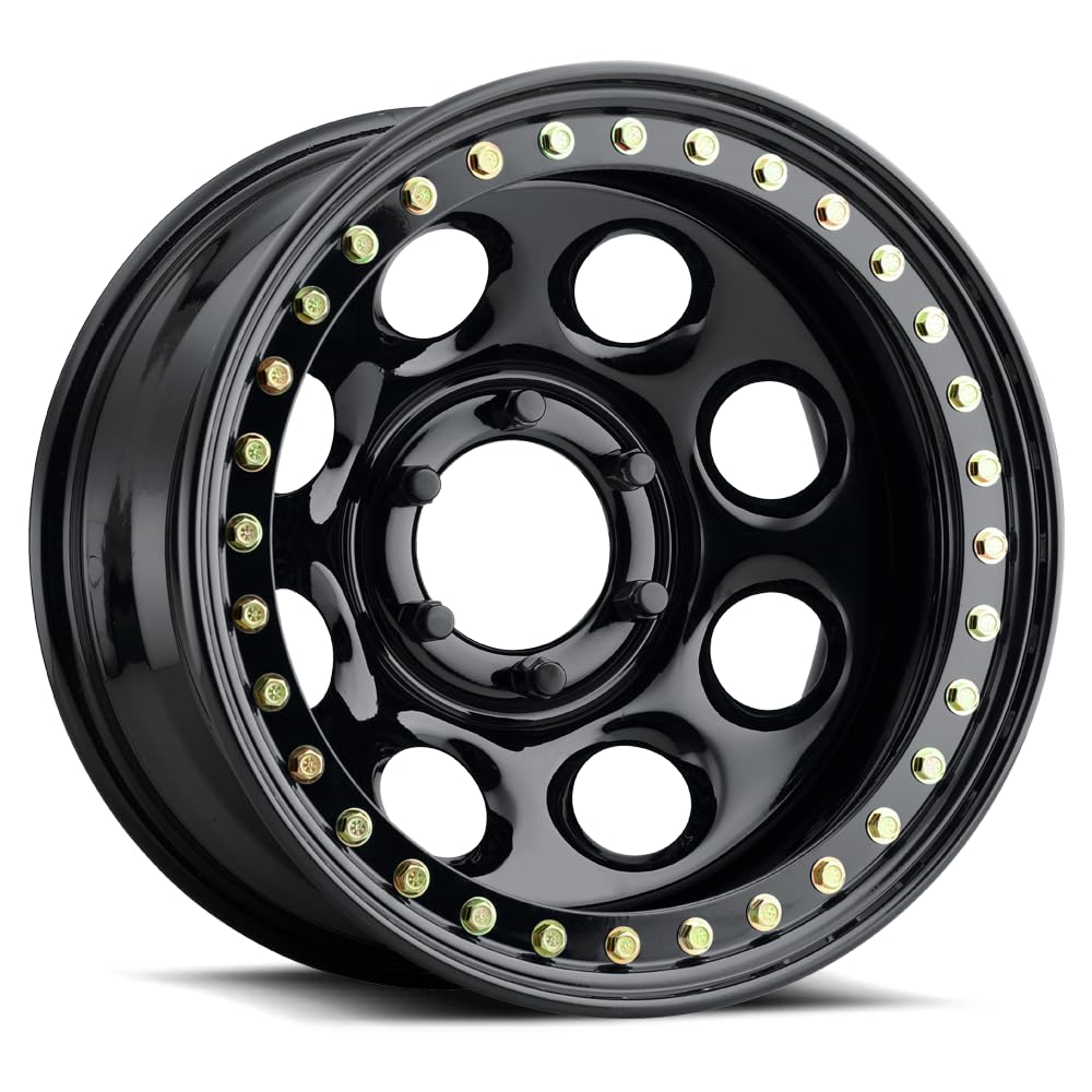 Rock RACELINE 8 Gloss Black 17X8 5X5 (3.5" BS)