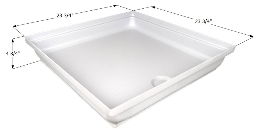 Shower Pan Assembly Icon 15235 SP2424-PW