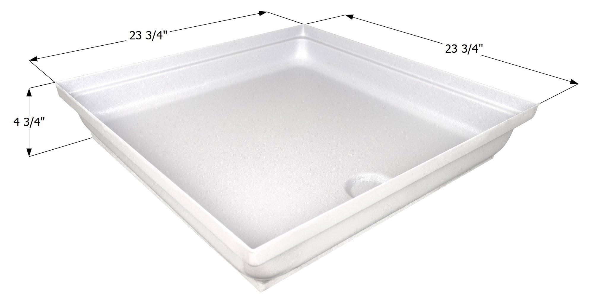 Shower Pan Assembly Icon 15235 SP2424-PW