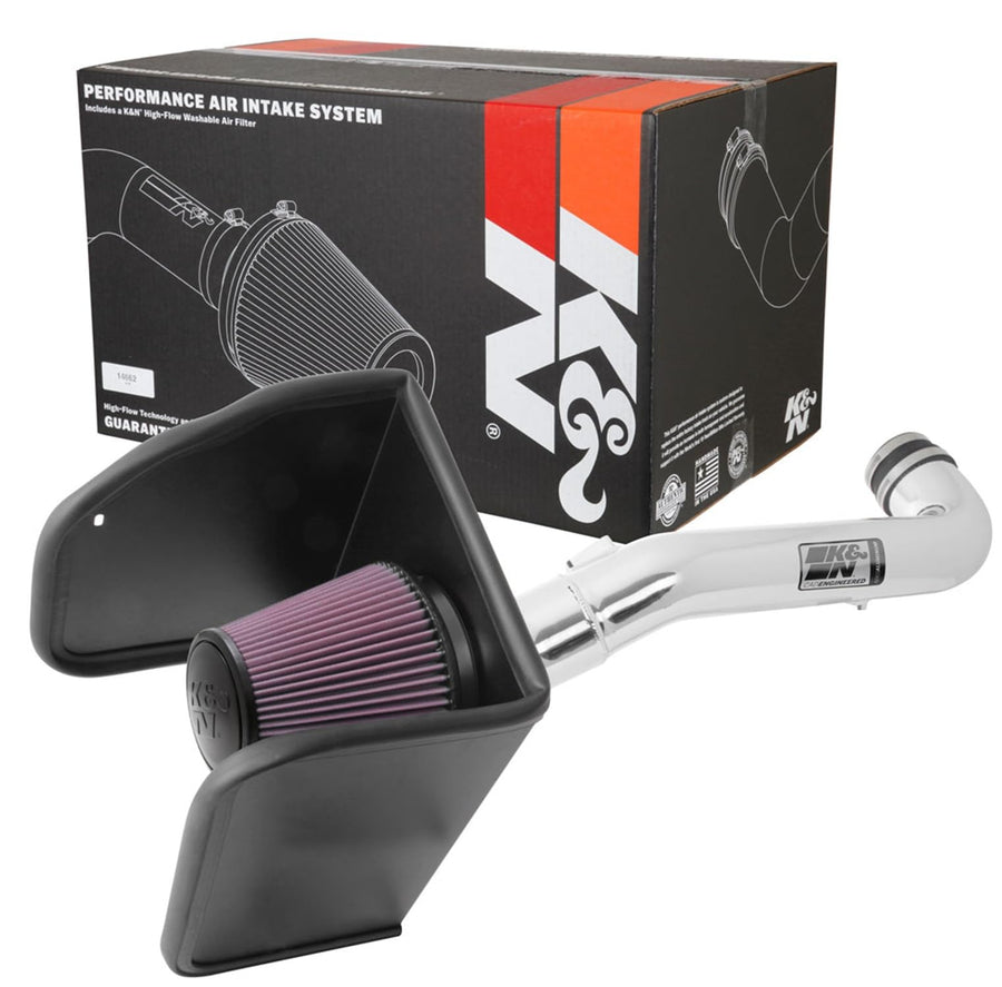 Cold Air Intake System K&N: High-Flow Air Filter, Increase Performance & Towing: Compatible with 2017-2022 Chervolet/GMC: Colorado, Canyon, 77-3104KP