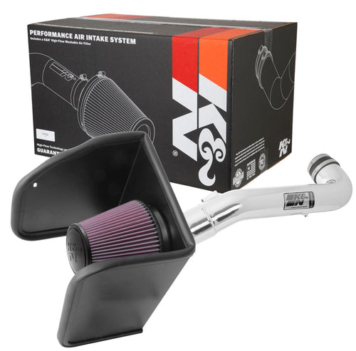 Cold Air Intake System K&N: High-Flow Air Filter, Increase Performance & Towing: Compatible with 2017-2022 Chervolet/GMC: Colorado, Canyon, 77-3104KP