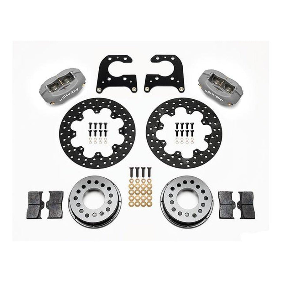 Dynalite Drag Rear Brake Kit Wilwood 140-0261-BD for Big Ford with 2.36" Offset