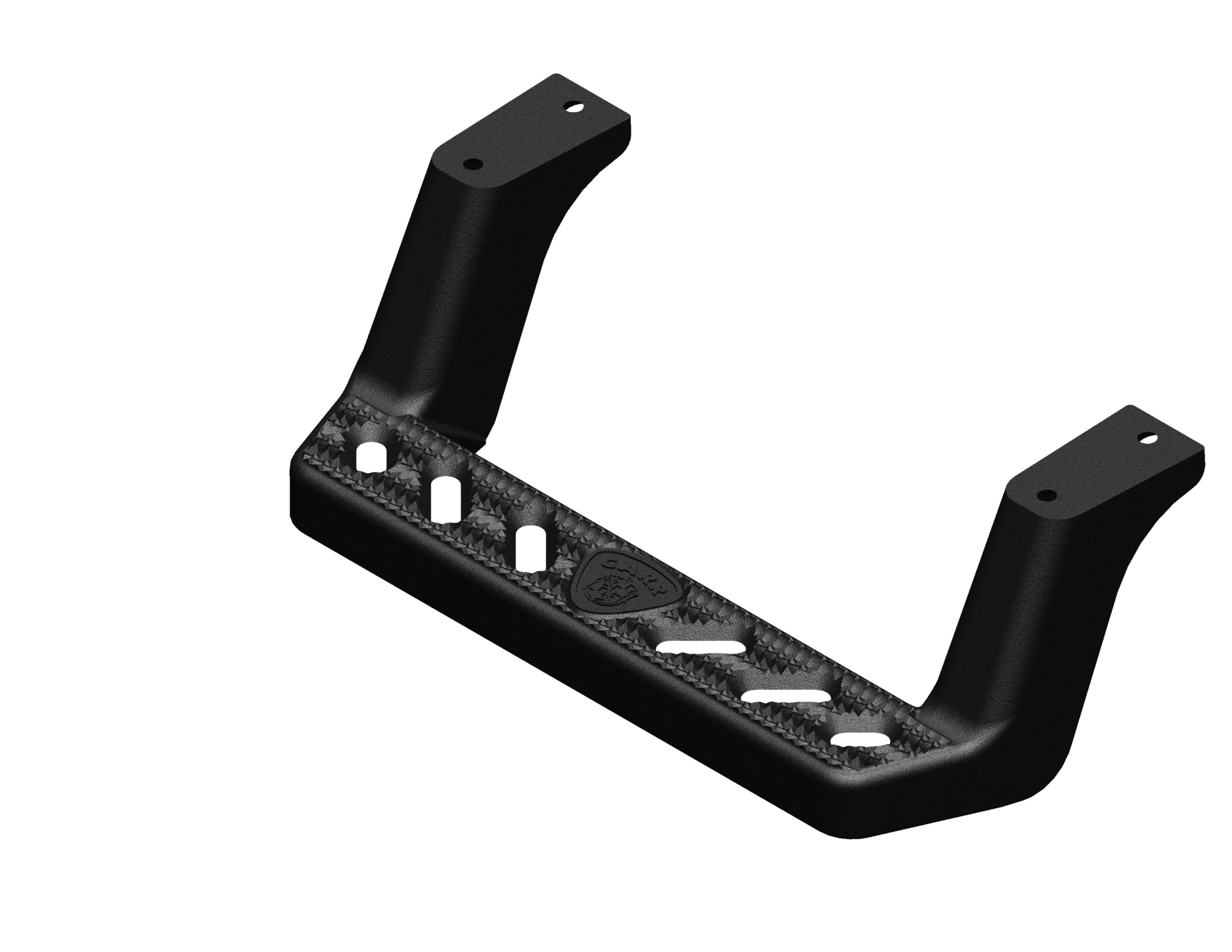 Underbody Access Step - Carr's 150101-1: Xp3 Black Powder Coat - (Single)