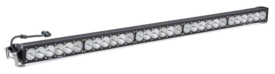 OnX6+ Baja Designs 50 Inch Roof Mount LED Light Kit for Ford Bronco 2021-24 (Multi-Pattern; Clear; Upfitter Wiring)