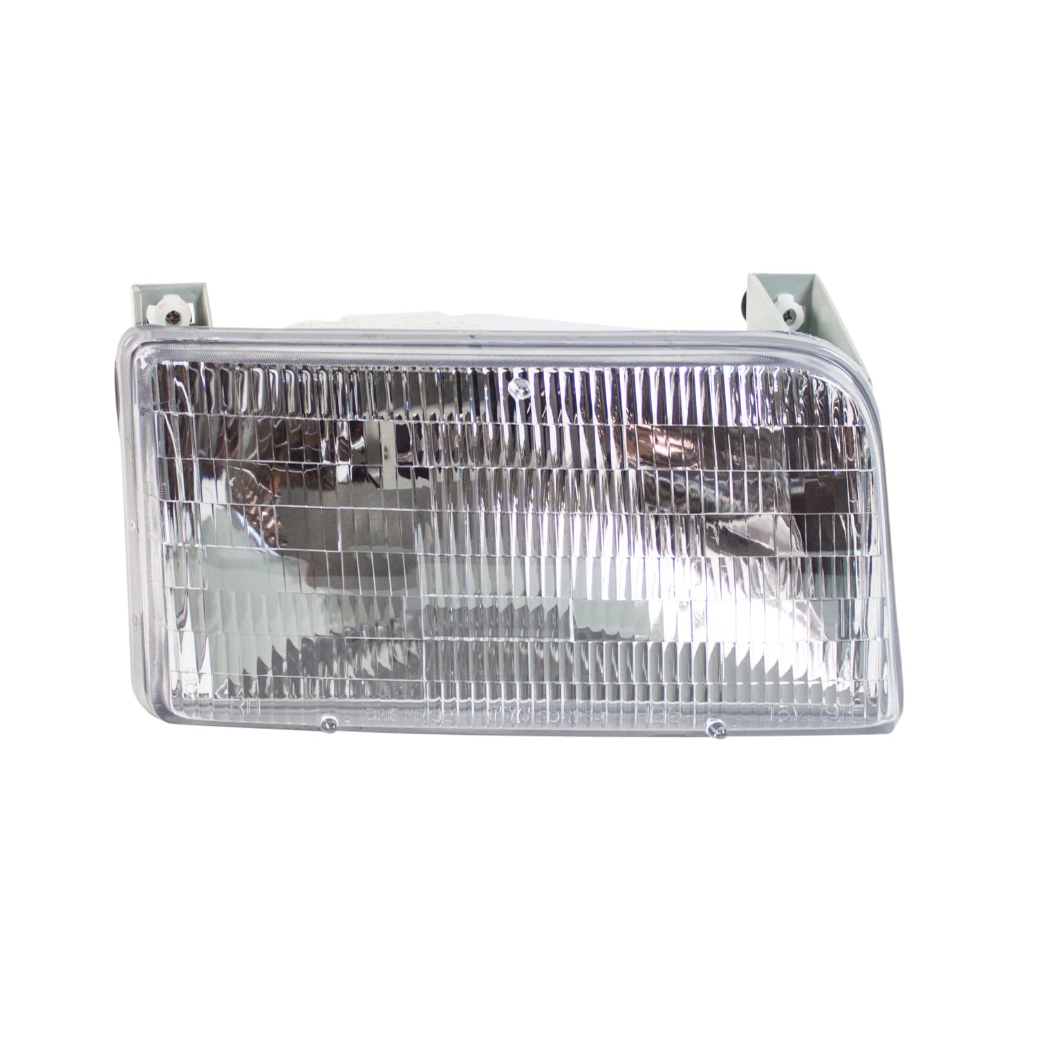 Right TYC Headlight Assembly Compatible with 1992-1996 Ford Bronco