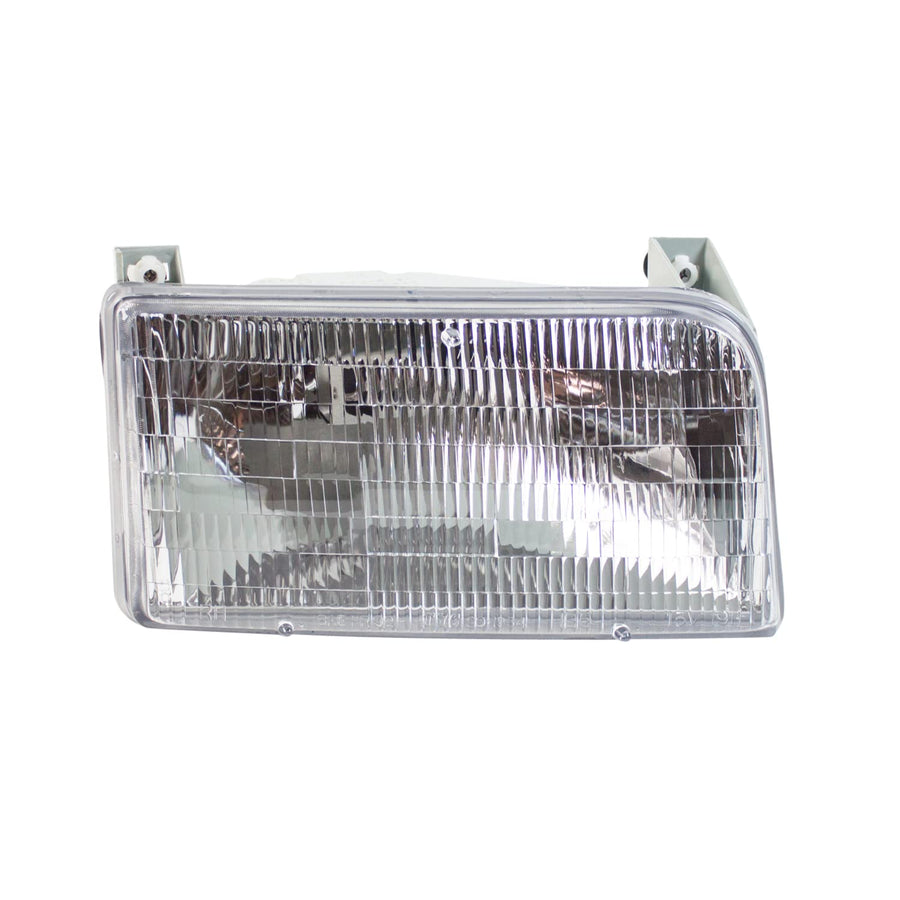Right TYC Headlight Assembly Compatible with 1992-1996 Ford Bronco