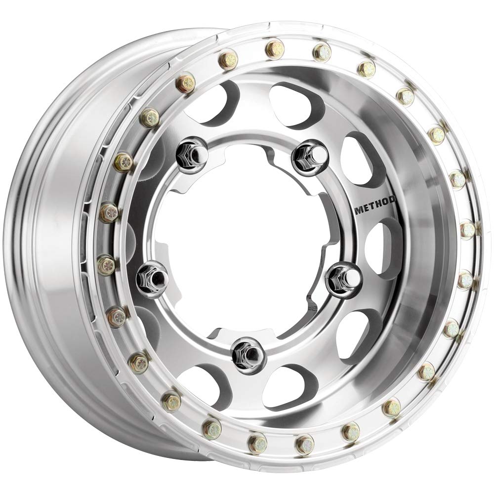 Machined Method Race Wheels 103 Beadlock RAW Wheel (15 x 8. inches /5 x 5 mm, -24 mm Offset)