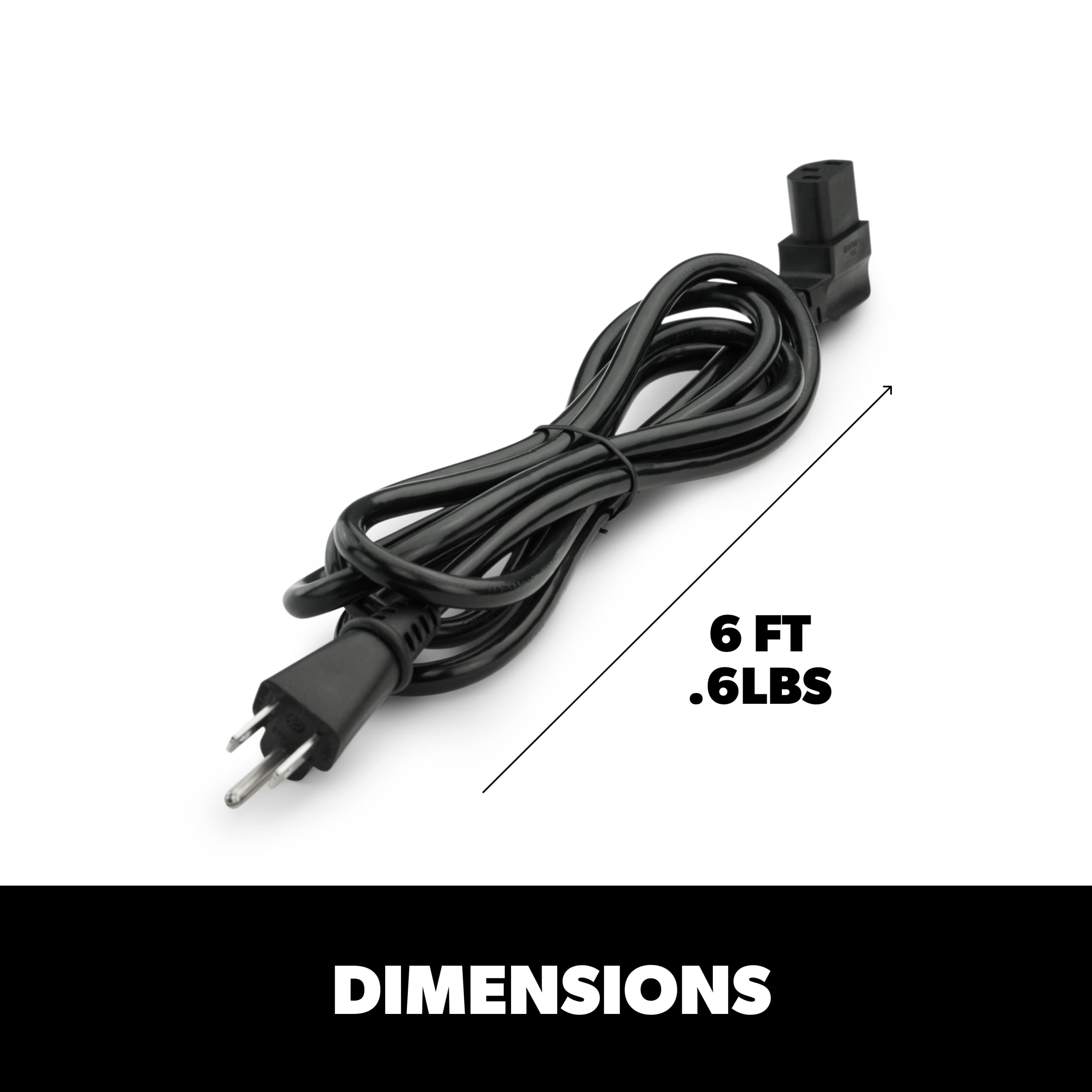 The Dometic AC Power Cord for CFX, CFF, CF, and CC Models, 6ft, 9600024789