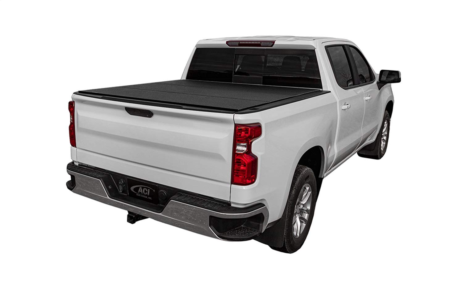 Hard Tri-Fold Cover LOMAX B3020019; Black Urethane Finish; Single Rail;