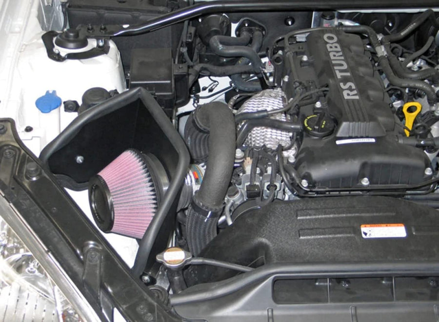 Cold Air Intake System K&N: High-Flow Air Filter, Increase Performance & Acceleration: Compatible with 2010-2012 Hyundai: Genesis Coupe, 69-5302TTK