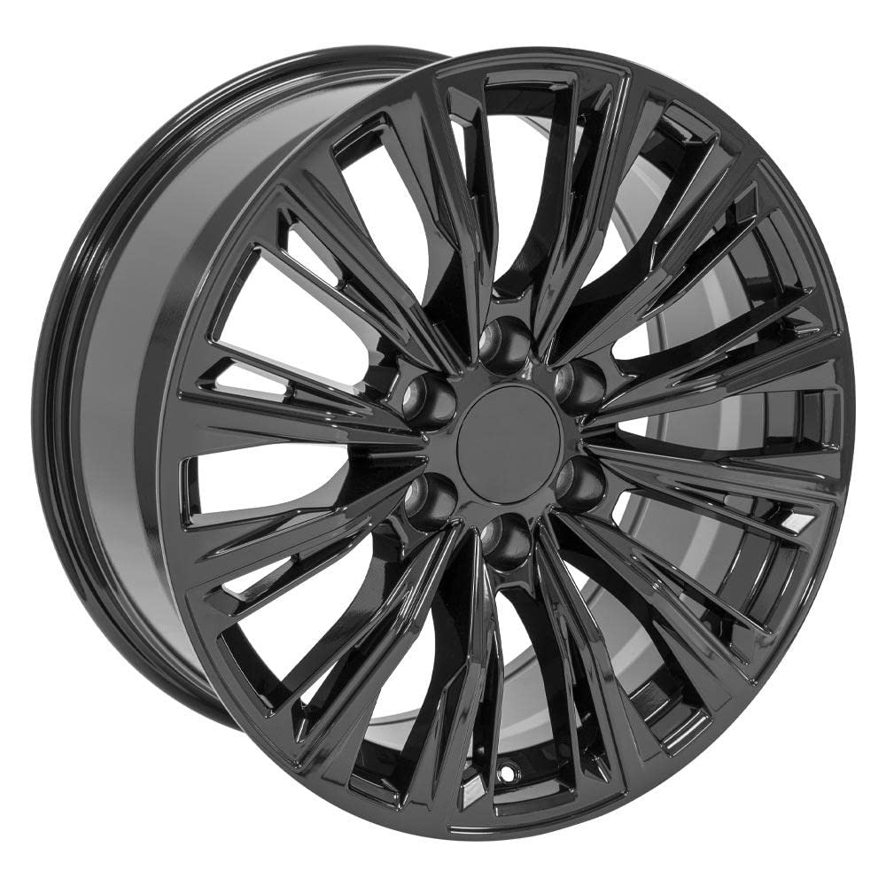 20 Inch OE Wheels CA93 Rim Fits Escalade-V Series Style 6x139.7 20x9 Gloss Black - Hollander 4869 (1)