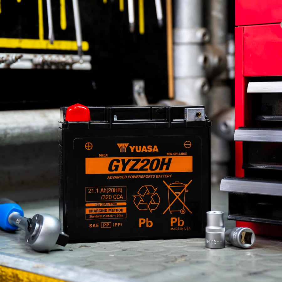 Yuasa GYZ20H YUAM72RGH Factory Activated GYZ H Series AGM Battery