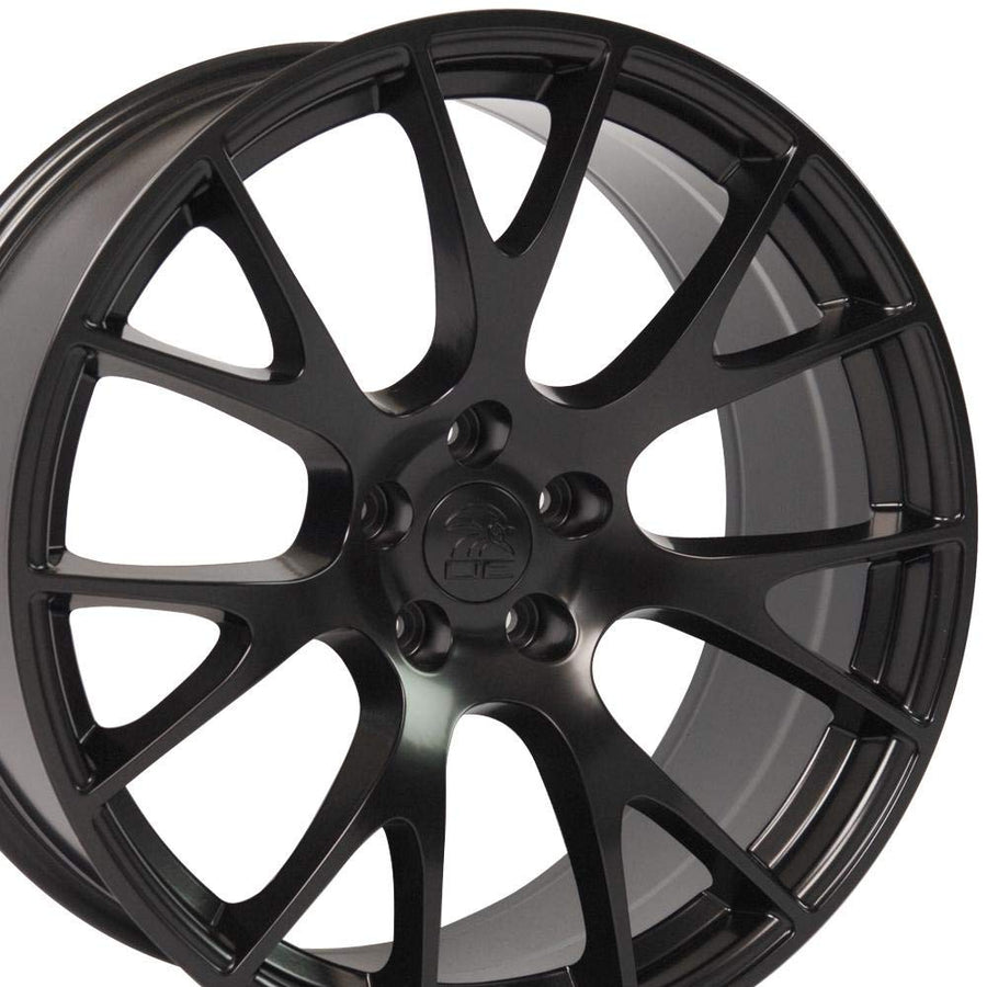 20 Inch OE Wheels DG15 Rim Fits Hellcat Style 5x115 20x9 Satin Black - Hollander 2528 (1)