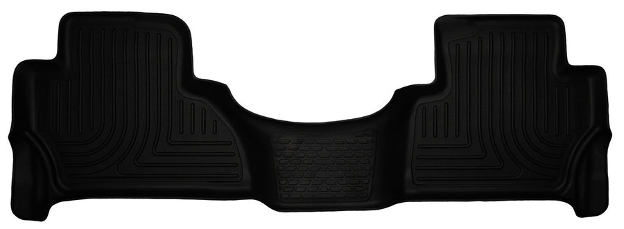 Weatherbeater Husky Liners Floor Mats | Fits 2015-2020 Cadillac Escalade | 2nd Row, 1-pc Black - 14111