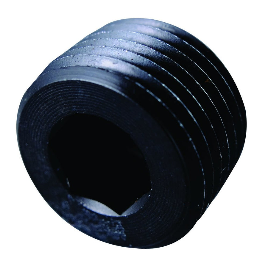 1/8 MPT Allen Pipe Plug Fragola 493202-BL Black